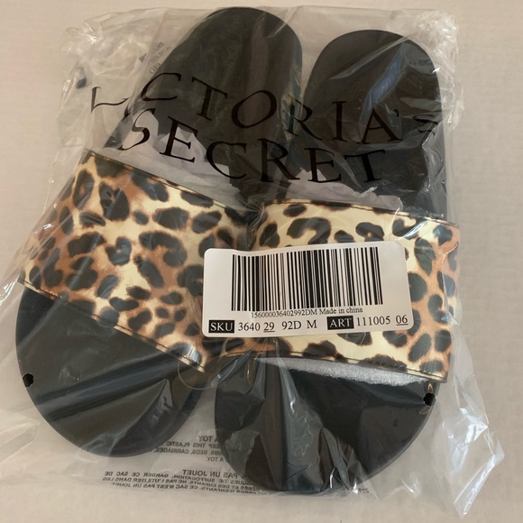 Victoria’s Secret Pink Leopard Single Strap Slide - Picture 5 of 5